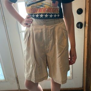 Vintage High Waisted Pleated Culottes